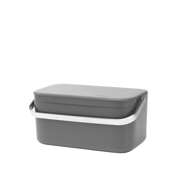 Brabantia SinkSide Bänkskiva avfallskärl - 1,8 liter - Mörkgrå