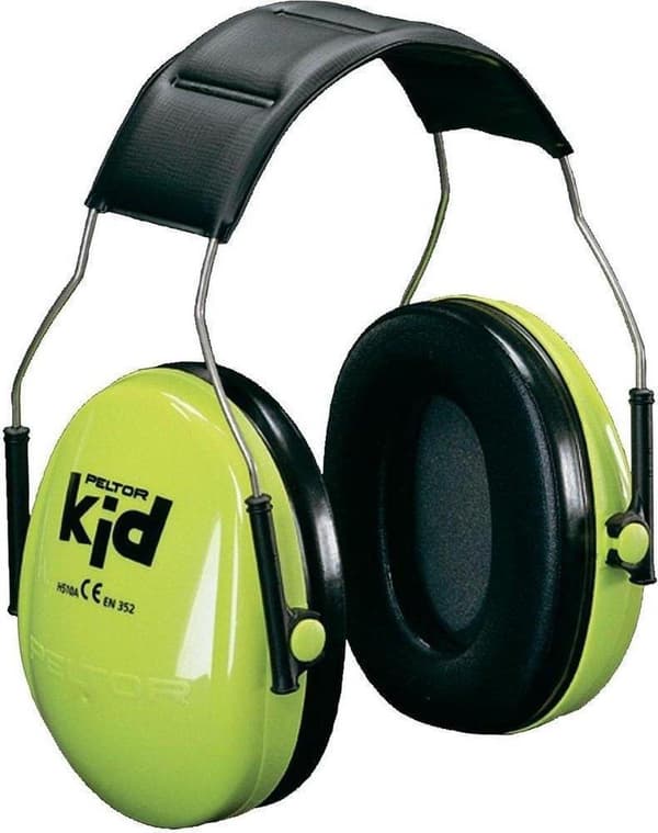 Peltor Kid - hörselskydd för barn - SNR 27 dB - neongrönt