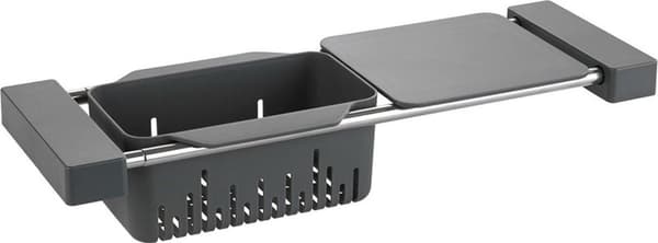 Wenko Over The Sink Rack - Grå - Klar att använda, utdragbar