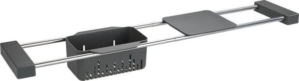 Wenko Over The Sink Rack - Grå - Klar att använda, utdragbar