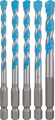 Bosch Professional 5 x Expert HEX-9 MultiConstruction boresæt (til beton, diameter 5,5-8 mm, tilbehør Hammerboremaskine)