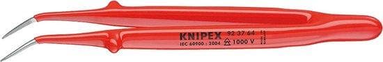 Knipex 92 37 64 Spetsig VDE pincett, böjd 45°, fin 150 mm