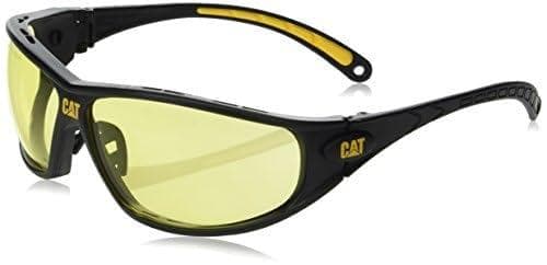 Caterpillar TREAD112CATERPILLAR Skyddsglasögon Svart DIN EN 166-1 Gul Taglia Unica