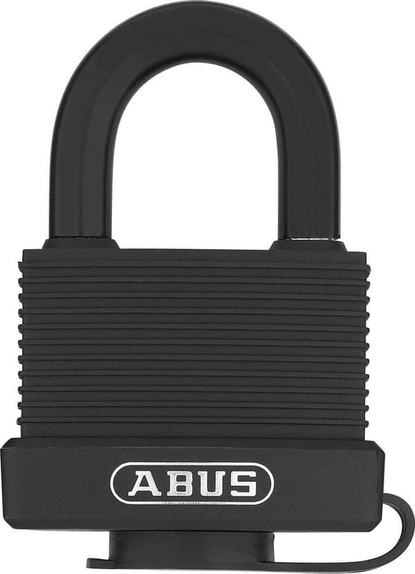 ABUS hængelås - 49mm - bøjle af messing/rustfri stål - Plastkappe