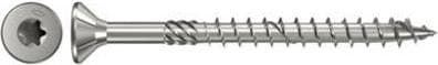 Fischer træskrue 4 mm 50 mm T-profil rustfrit stål A2 200 stk. 657044 (657044)