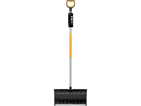Fiskars 1057179, Snøskuffe, Metall, Sort, Oransje, Ergonomisk, 53 cm, 1,52 kg