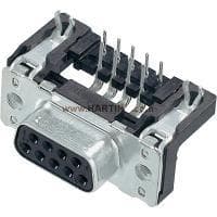 Harting 09 66 552 6613 D-sub hunstik 90 ° Antal ben: 50 Lodning 1 stk.