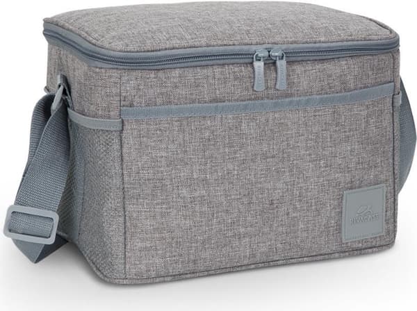 RIVACASE Foldbar køletaske - Foldbar, isoleret taske - Picnic Bag Lille køletaske - Frokostkøletaske - Sammenfoldelig indkøbskurv med kølefunktion til