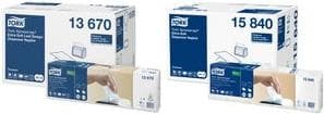 TORK Xpressnap dispenserservietter, 213 x 330 mm, hvid 2-lags, serviet, 1/4 fold, ekstra blød, bladdesign, - 1 stk (13 670)