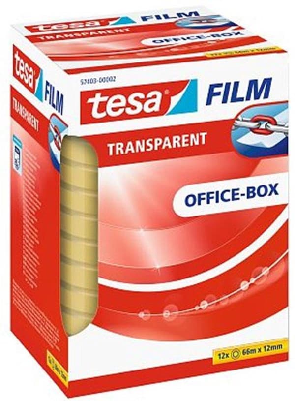Tesa toimistokalvo 66m x 12mm pk/12