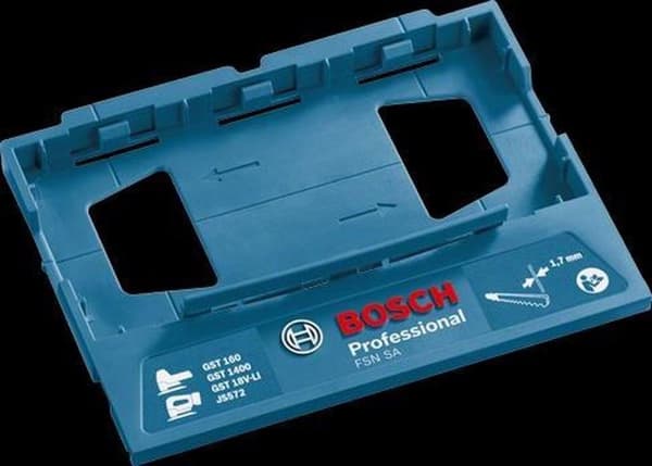 Bosch Professional FSN SA -järjestelmän lisävaruste - Ohjatut suorat leikkaukset palapelillä ohjauskiskoon
