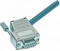 Miniatyrbillede 1 af 3: Harting 09 67 009 0435 09 67 009 0435 D-sub-hus Antal stifter: 9 Plast, metalliseret 180°, 45° Sølv 1 stk.
