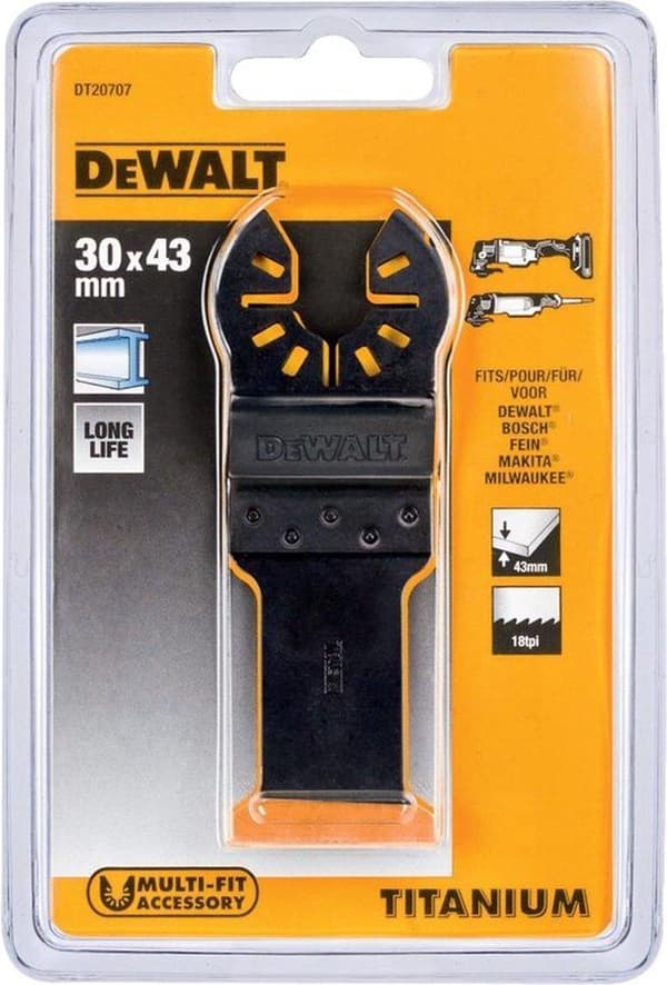 DeWalt DT20707 Multiværktøj universal titanium savklinge - 30 mm