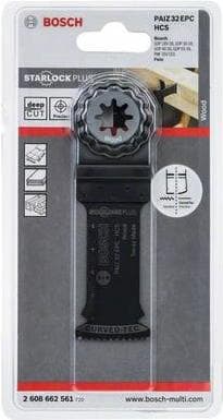 Bosch PAIZ 32 EPC - dyksavskæreklinge - til træ, blødt træ - Starlock Plus - længde: 60 mm - bredde: 32 mm (2608662561)