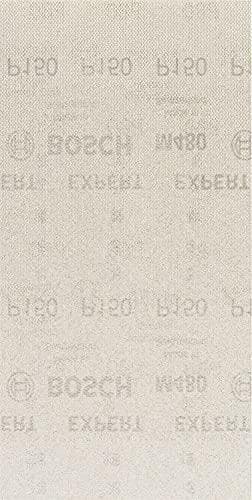 Bosch Professional 10x Expert M480 slipnät för lövträ, färg på trä, 115 x 230 mm, korn 150, tillbehör Orbital slipmaskiner