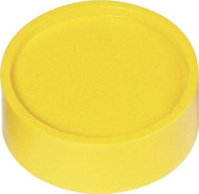 Rund magnet Ø3,4cm gul 10st (61733-13)