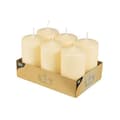 Miniatyrbild 1 av 3: Papstar 17991 Vaxljus Round Cream 6 st (17991)