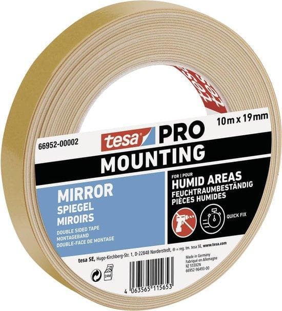 tesa Mounting PRO peili 66952-00002-00 asennusteippi valkoinen (P x L) 10 mx 19 mm 1 kpl (66952-00002-00)