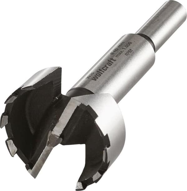 Wolfcraft 3325000 Forstner borr 40 mm skarvlängd 90 mm Cylinderskaft 1 st