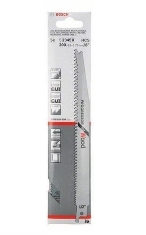 Bosch stempelsav til træ 200mm pakke = 5 stk