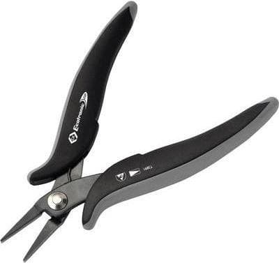 CK ESD fladtænger Ecotronic T3891 korte glatte kæber, klinger lavet af specialværktøjsstål, - 1 stk (T3891)