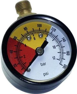 Aerotec trykmåler 9415204 udvendigt gevind 1/8 1 stk (9415204)