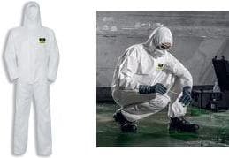 uvex engångsskyddsdräkt 5/6 klassisk, vit, L kemikalieskydd typ 5/6, PP spunbonded fleece med PE-film, - 1 st (9844911)