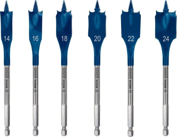 Bosch 2608900332 EXPERT 6-delt hastighedsboresæt Selvskæringshastighed - 14/16/18/20/22/24 mm