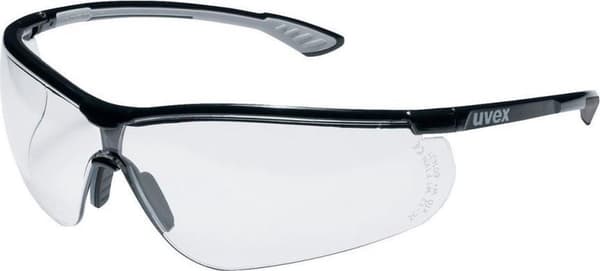 Uvex uvex sportstyle 9193080 Skyddsglasögon Inkl. UV-skydd Grå, Svart DIN EN 166, DIN EN 170