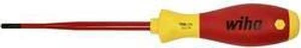 Wiha - Soft Finish Electric. SlimFix VDE Torx-skruetrækker - manipulationssikker med boring - T10H x 100 mm