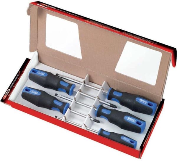 KS Tools 159.0005 ERGOTORQUEplus skruetrækkersæt, 5 stk.