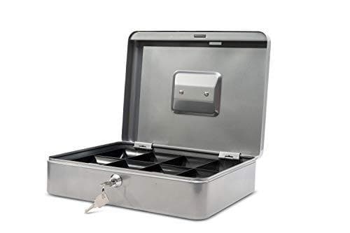 MAUL kassalåda, silver, mått: (B)300 x (D)245 x (H)90 mm (56114-95)