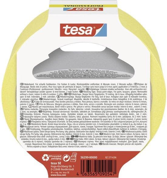 tesa Professional 56299-00000-00 malertape gul (L x B) 50 mx 30 mm 1 stk (56299-00000-00)