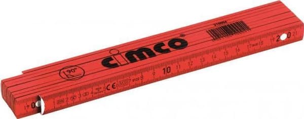 Cimco foldelineal træ 2m 210004 (210004)