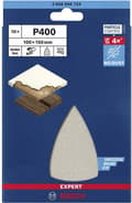 Miniatyrbillede 1 af 4: Bosch tilbehør EXPERT M480 2608900733 Slibenet til multisliber Uperforeret Kornstørrelse 400 (LxB) 150 mm x 100 mm 10 stk.