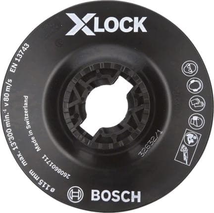 Bosch - støttepude - 115 mm - X-LOCK
