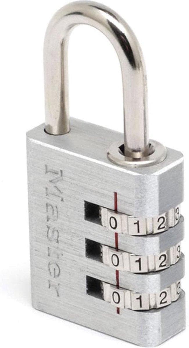 Master Lock Kombination Hänglås Aluminium Silver 30mm 7630EURD