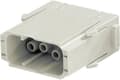 Miniatyrbillede 1 af 3: Harting 09 14 008 3001 plug inzetstuk Han® C-Module 8 + PE crimpning 1 stuk(s)