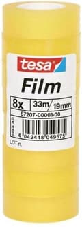 Miniatyrbild 1 av 5: Tesa 57207-01-00 Tesafilm Tesa Transparent (LXB) 33 MX 19 Mm 8 rullar
