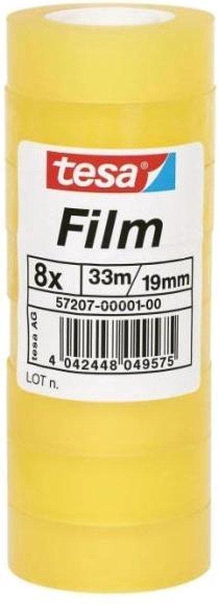 Tesa 57207-01-00 Tesafilm Tesa Transparent (LXB) 33 MX 19 mm 8 rullaa
