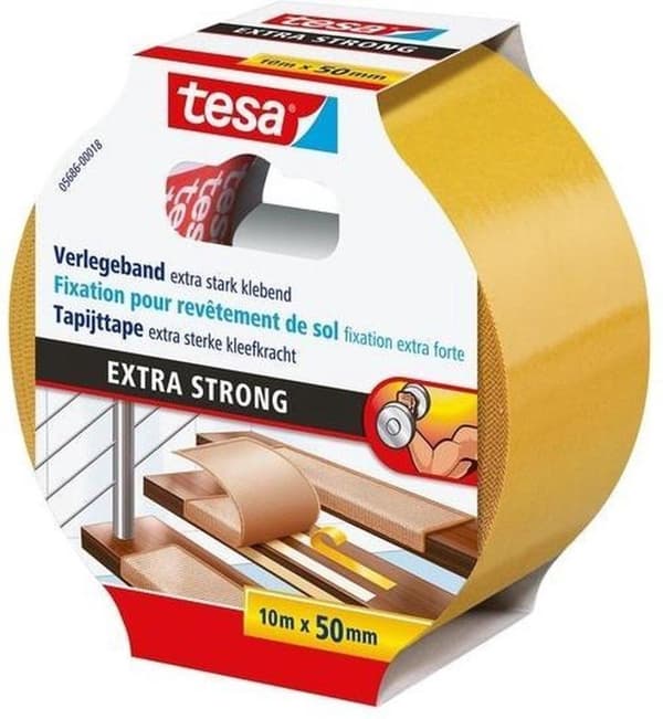 Tesa matta tejp extra stark - 10 meter x 50 mm.