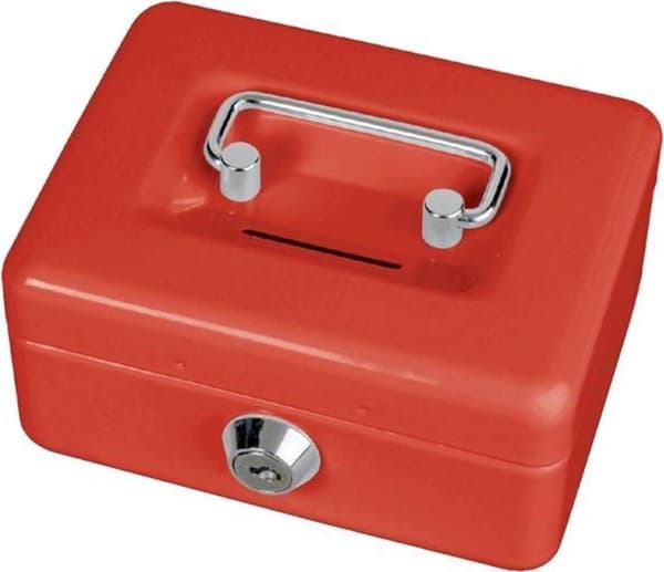 Pengekasse Maul 125 x 95 x 60 mm Rød