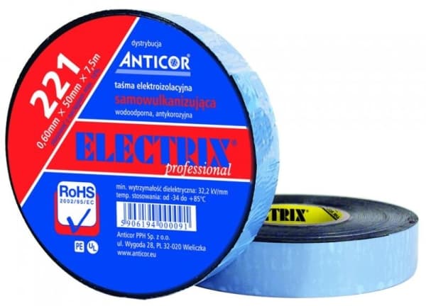OEM Selvvulkaniserende tape 19mm 7,5m