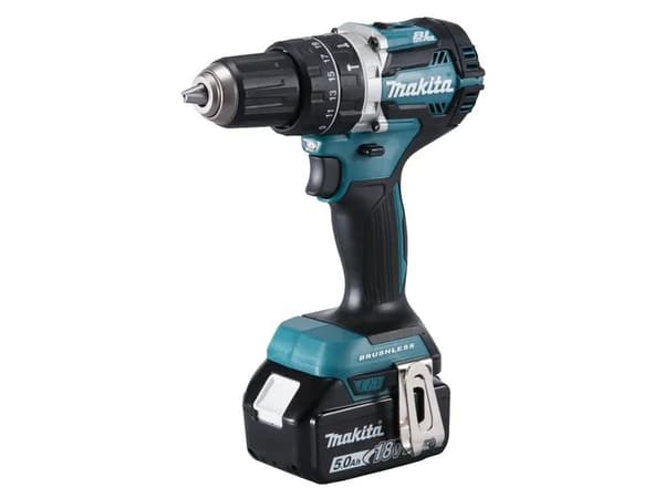 Makita DHP484 - Hammerbor/driver - trådløs - 2 hastigheter - nøkkelfri borhylse 13 mm - 54 N·m - 2 batterier - 18 V