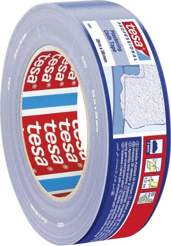tesa 04363-00003-01 Gipstejp Blå (L x B) 25,00 mx 38,00 mm 25 m (04363-00003-01)