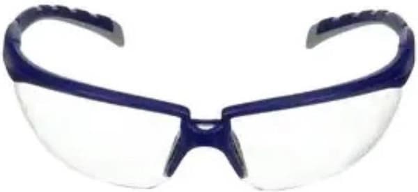 3M S2001AF-BLU Skyddsglasögon Med anti-dimbeläggning, Med anti-repbeläggning, Justerbar vinkel Blå, Grå DIN EN 166