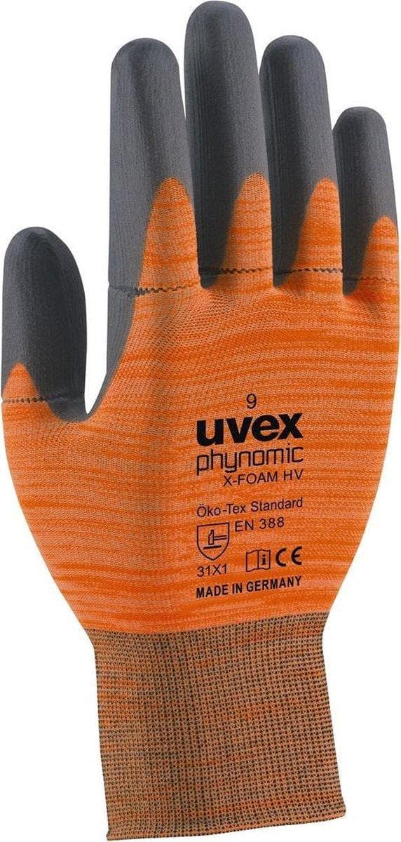 Uvex phynomic x-foam HV - Fleksibel arbejdshandske - str. 10