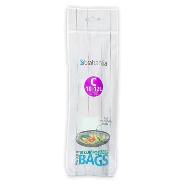 Brabantia PerfectFit komposterbare affaldssække - 10/12 l - Kode C - 10 stk.