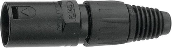 NEUTRIK NE8MX-B-1 - etherCON Kabelkontakthållare - RJ45 kabelkontakthållare för icke förmonterade RJ45-kontakter består av svart kromskal, bussning (N
