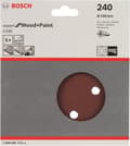 Miniatyrbillede 1 af 2: Bosch - 5-delt slibepladesæt 150 mm, 240